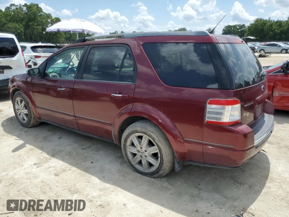 2008 Ford Taurus X Limited z VIN 1FMDK06W98GA36582, wystawiony jako Copart lot #58540015 z przebiegiem 95 228 mil mil oraz Szkoda całkowita • Salvage title. Historia ofert i sprzedaży dostępna na DreamBid. Obrazek 2.