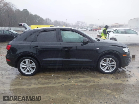 2018 Audi Q3 Premium with VIN WA1ECCFS1JR027495, listed as a IAAI auction lot 41568539 with 91,100 mi miles. Bid and sale history available at carsss.com. Image 13.