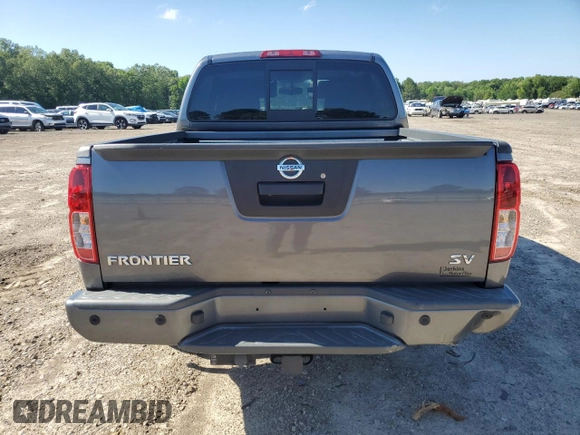 2020 Nissan Frontier SV with VIN 1N6ED0EAXLN705646, listed as a Copart auction lot 57971295 with 23,829 mi miles and Salvage title. Bid and sale history available at DreamBid. Image 6.