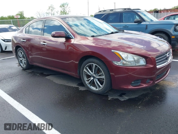 2011 Nissan Maxima 3.5 SV with VIN 1N4AA5APXBC824234, listed as a IAAI auction lot 41989627 with 212,391 mi miles. Bid and sale history available at carsss.com. Image 1.