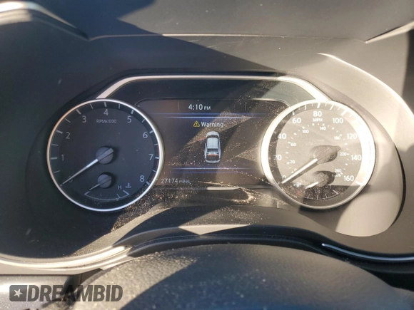 2023 Nissan Maxima SR with VIN 1N4AA6EV6PC513972, listed as a Copart auction lot 86695044 with 27,174 mi miles and Salvage title. Bid and sale history available at DreamBid. Image 9.