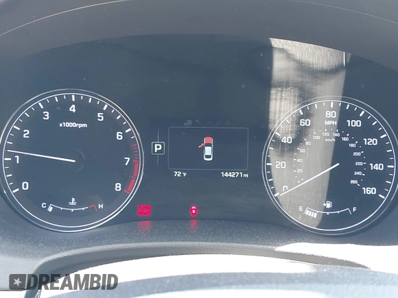 2015 Hyundai Genesis 3.8L with VIN KMHGN4JE7FU071677, listed as a IAAI auction lot 42068198 with 144,271 mi miles. Bid and sale history available at carsss.com. Image 7.