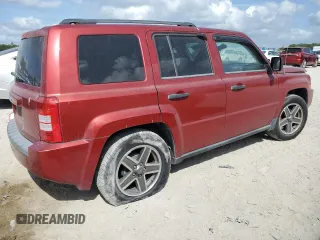 2008 Jeep Patriot Sport with VIN 1J8FT28W18D799581, listed as a Copart auction lot 50605455 with 142,809 mi miles and Salvage Title. Bid and sale history available at carsss.com. Image 3.