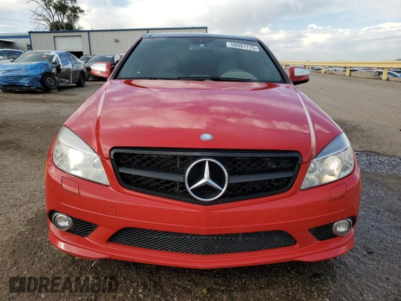 2008 Mercedes-Benz C 300 Sport with VIN WDDGF54X48R033758, listed as a Copart auction lot 59987775 with 125,366 mi miles and Salvage title. Bid and sale history available at DreamBid. Image 5.