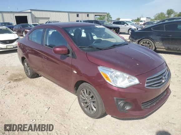 2018 Mitsubishi Mirage ES z VIN ML32F3FJ4JHF09798, wystawiony jako Copart lot #53841385 z przebiegiem 68 285 mil mil oraz Szkoda całkowita • Salvage title. Historia ofert i sprzedaży dostępna na DreamBid. Obrazek 4.