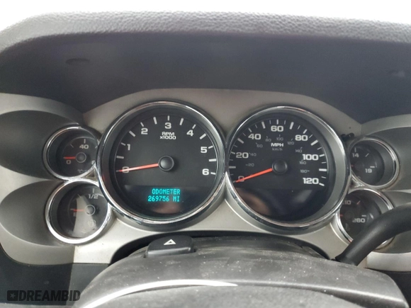 2008 Chevrolet Silverado 1500 LT w/1LT with VIN 2GCEC19J181144297, listed as a Copart auction lot 44444975 with 269,756 mi miles and Salvage Title. Bid and sale history available at carsss.com. Image 9.