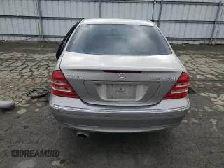2004 Mercedes-Benz C 230 Kompressor with VIN WDBRF40J54A623277, listed as a Copart auction lot 45769675 with 166,842 mi miles and Salvage Title. Bid and sale history available at DreamBid. Image 6.