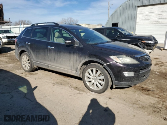 2009 Mazda CX-9 Touring with VIN JM3TB38A390170198, listed as a Copart auction lot 43619065 with 171,058 mi miles and Salvage Title. Bid and sale history available at carsss.com. Image 4.