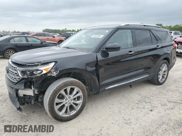 2022 Ford Explorer Limited with VIN 1FMSK7FH5NGA79510, listed as a Copart auction lot 52626945 with 41,095 mi miles and Salvage Title. Bid and sale history available at carsss.com. Image 1.