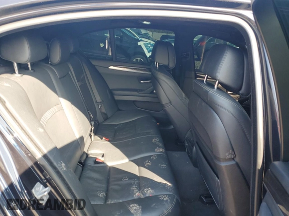 2014 BMW 5 Series 550i xDrive with VIN WBAKP9C57EDZ35111, listed as a Copart auction lot 58365525 with 177,756 mi miles and Salvage title. Bid and sale history available at DreamBid. Image 10.