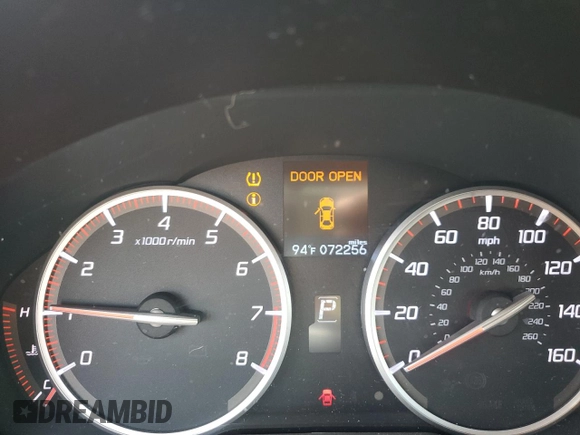 2018 Acura ILX Premium with VIN 19UDE2F85JA003694, listed as a Copart auction lot 62674024 with 72,256 mi miles and Salvage title. Bid and sale history available at DreamBid. Image 9.