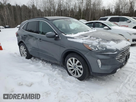 2021 Ford Escape Titanium Hybrid с VIN 1FMCU9DZ6MUA77030, выставлен на аукционе Copart как лот 41830245 с пробегом 83 474 миль миль и Списание • Salvage title. История ставок и продаж доступна на DreamBid. Изображение 4.