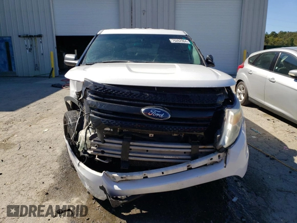 2013 Ford Utility Police Interceptor with VIN 1FM5K8AR7DGA84631, listed as a Copart auction lot 76262964 with 393,745 mi miles and Salvage Title. Bid and sale history available at carsss.com. Image 5.