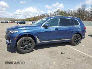 2022 BMW X7 xDrive40i with VIN 5UXCW2C05N9M66785, listed as a Copart auction lot 51594175 with 40,616 mi miles and Salvage Title. Bid and sale history available at carsss.com. Image 1.