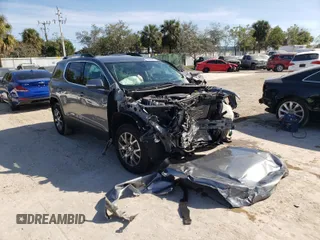 2020 GMC Acadia SLT with VIN 1GKKNMLS1LZ236143, listed as a Copart auction lot 32070621 with 10,445 mi miles and Non Repairable. Bid and sale history available at DreamBid. Image 1.