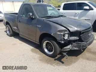 2003 Ford F-150 Lightning with VIN 2FTRF07303CA83240, listed as a Copart auction lot 52941975 with 0 mi miles and Salvage Title. Bid and sale history available at carsss.com. Image 4.