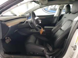 2022 Tesla Model 3 Long Range with VIN 5YJ3E1EB2NF267485, listed as a Copart auction lot 54952505 with 30,569 mi miles and Clean Title. Bid and sale history available at DreamBid. Image 7.