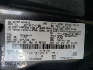 2017 Ford C-Max Energi SE with VIN 1FADP5EU8HL114883, listed as a Copart auction lot 42793254 with 88,773 mi miles. Bid and sale history available at carsss.com. Image 12.