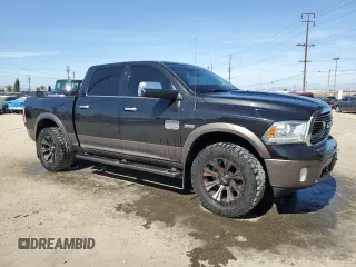 2018 Ram 1500 Longhorn with VIN 1C6RR7PT3JS104632, listed as a Copart auction lot 47736645 with 49,588 mi miles and Salvage title. Bid and sale history available at DreamBid. Image 4.