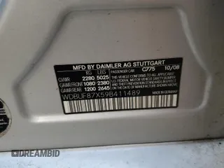 2009 Mercedes-Benz E 350 Luxury z VIN WDBUF87X59B411489, wystawiony jako Copart lot #51538905 z przebiegiem 275 282 mil mil oraz Szkoda całkowita • Salvage title. Historia ofert i sprzedaży dostępna na DreamBid. Obrazek 13.