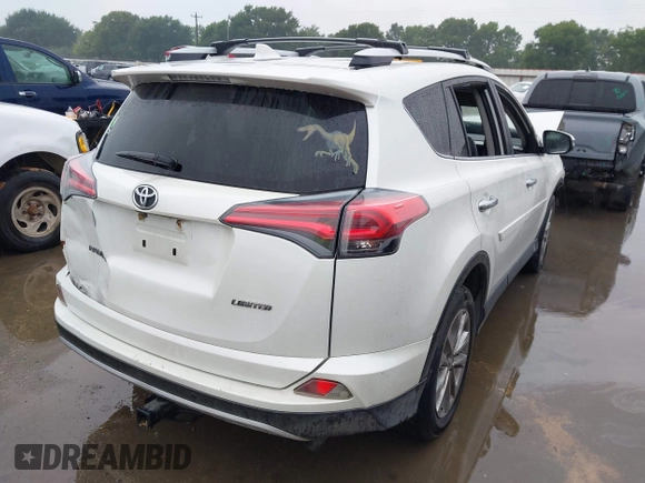 2016 Toyota RAV4 Limited with VIN JTMYFREV6GJ061593, listed as a IAAI auction lot 42188936 with 180,361 mi miles and . Bid and sale history available at DreamBid. Image 4.