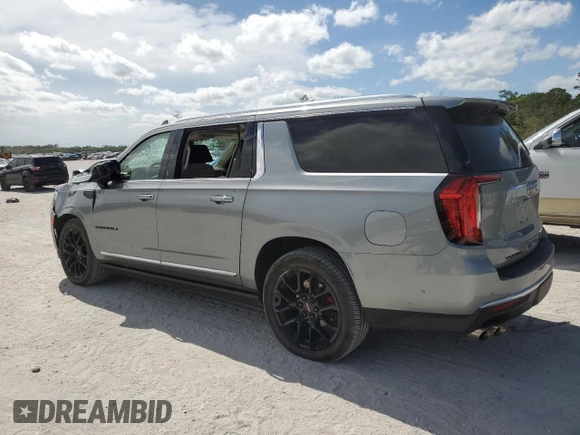 2024 GMC Yukon XL Denali with VIN 1GKS2JKL4RR226295, listed as a Copart auction lot 76113274 with 6,676 mi miles and Salvage Title. Bid and sale history available at carsss.com. Image 2.