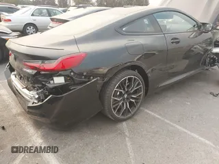 2024 BMW 8 Series M850i xDrive with VIN WBABC4C01RCR35247, listed as a IAAI auction lot 41266501 with 2,416 mi miles. Bid and sale history available at carsss.com. Image 18.