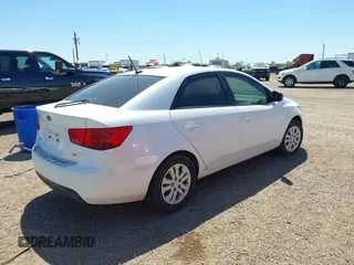 2012 Kia Forte EX with VIN KNAFU4A2XC5489243, listed as a IAAI auction lot 41959381 with 192,071 mi miles. Bid and sale history available at carsss.com. Image 4.