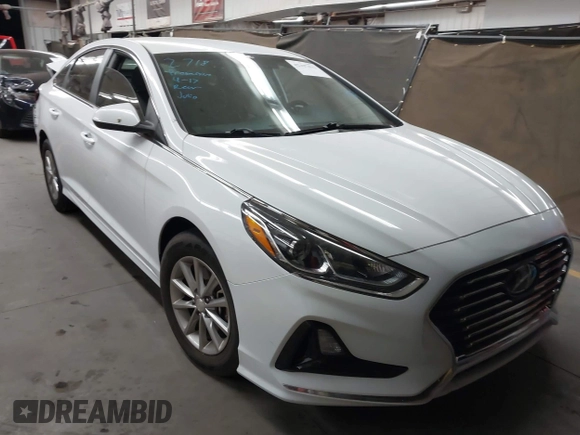 2018 Hyundai Sonata SE with VIN 5NPE24AF9JH698963, listed as a IAAI auction lot 42107412 with 107,047 mi miles and . Bid and sale history available at carsss.com. Image 1.