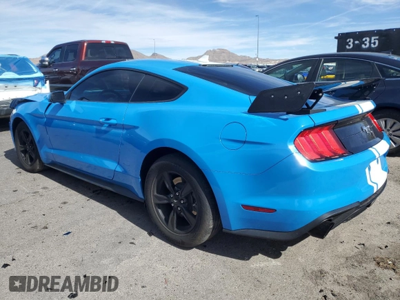 2022 Ford Mustang EcoBoost with VIN 1FA6P8TH0N5132584, listed as a Copart auction lot 45401895 with 14,658 mi miles and Salvage Title. Bid and sale history available at carsss.com. Image 2.