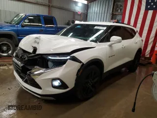 2020 Chevrolet Blazer LT with VIN 3GNKBHR44LS670887, listed as a Copart auction lot 60282755 with 79,281 mi miles and Salvage title. Bid and sale history available at DreamBid. Image 1.