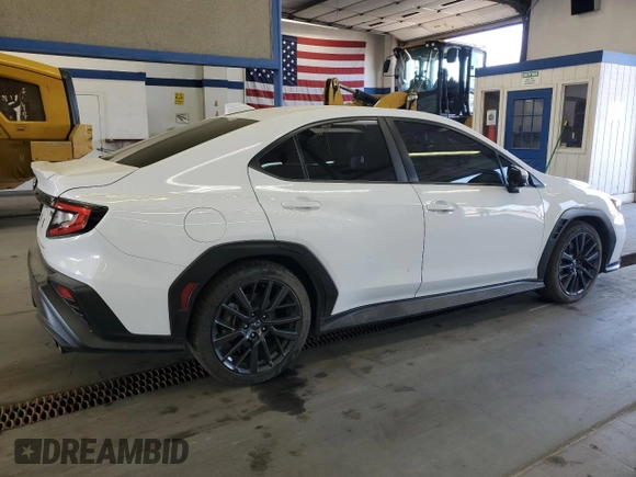 2023 Subaru WRX Premium with VIN JF1VBAF6XP9809146, listed as a Copart auction lot 62493765 with 31,390 mi miles and Salvage title. Bid and sale history available at DreamBid. Image 3.
