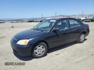 2001 Honda Civic LX z VIN 2HGES16521H554230, wystawiony jako Copart lot #57678735 z przebiegiem 273 170 mil mil oraz Tytuł czysty. Historia ofert i sprzedaży dostępna na DreamBid. Obrazek 1.