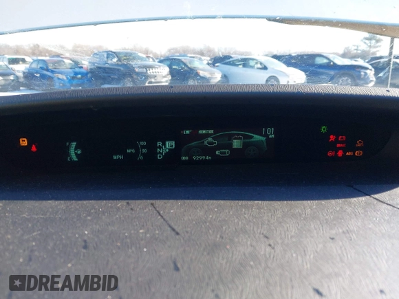 2015 Toyota Prius Four with VIN JTDKN3DU0F1911036, listed as a IAAI auction lot 41366529 with 92,994 mi miles. Bid and sale history available at carsss.com. Image 7.