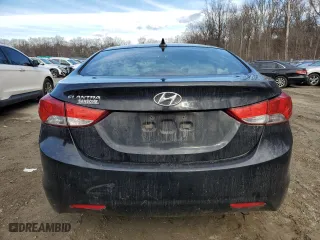 2013 Hyundai Elantra GLS PZEV with VIN KMHDH4AE4DU722190, listed as a Copart auction lot 46838475 with 234,391 mi miles and Salvage Title. Bid and sale history available at carsss.com. Image 6.