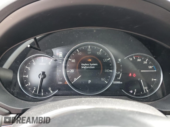 2021 Mazda CX-5 Grand Touring with VIN JM3KFBDM6M0401517, listed as a Copart auction lot 51019645 with 55,906 mi miles and Salvage Title. Bid and sale history available at DreamBid. Image 9.