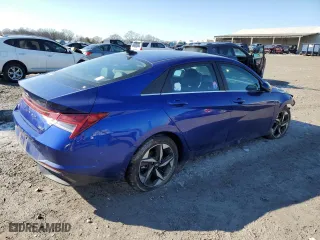 2023 Hyundai Elantra Limited with VIN KMHLP4AG3PU618486, listed as a Copart auction lot 88602275 with 16,679 mi miles and Salvage Title. Bid and sale history available at carsss.com. Image 3.
