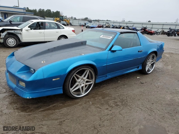 1986 Chevrolet Camaro Z28 Sport with VIN 1G1FP87H7GN103471, listed as a Copart auction lot 86858694 with 113,228 mi miles and Clean Title. Bid and sale history available at carsss.com. Image 1.