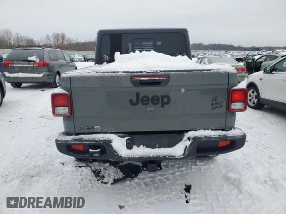 2021 Jeep Gladiator Sport S с VIN 1C6JJTAM2ML526873, выставлен на аукционе Copart как лот 45338985 с пробегом 109 672 миль миль и Списание • Salvage title. История ставок и продаж доступна на DreamBid. Изображение 6.