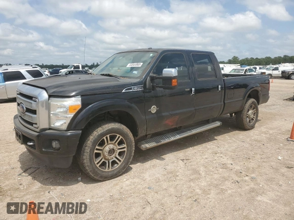 2016 Ford F-350 Platinum with VIN 1FT8W3BT9GEA11859, listed as a Copart auction lot 53044965 with 130,841 mi miles and Salvage Title. Bid and sale history available at DreamBid. Image 1.