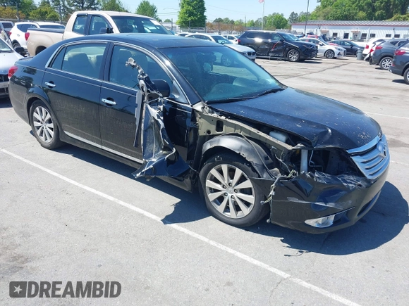 2011 Toyota Avalon with VIN 4T1BK3DB2BU404537, listed as a IAAI auction lot 41989468 with 180,403 mi miles and . Bid and sale history available at carsss.com. Image 1.