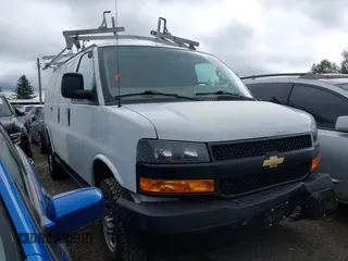 2020 Chevrolet Express Cargo with VIN 1GCWGAFGXL1276698, listed as a IAAI auction lot 42406833 with 63,143 mi miles and . Bid and sale history available at DreamBid. Image 1.