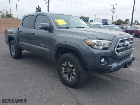 2017 Toyota Tacoma SR5 with VIN 3TMAZ5CN7HM045752, listed as a IAAI auction lot 42057874 with 89,898 mi miles. Bid and sale history available at carsss.com. Image 1.