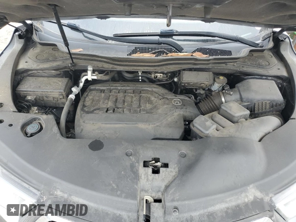 2017 Acura MDX Technology with VIN 5FRYD3H57HB004261, listed as a Copart auction lot 61956755 with 73,600 mi miles and Salvage title. Bid and sale history available at DreamBid. Image 12.
