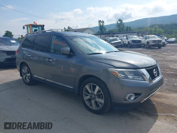 2016 Nissan Pathfinder SL with VIN 5N1AR2MM5GC613495, listed as a IAAI auction lot 42670313 with 84,118 mi miles and . Bid and sale history available at DreamBid. Image 1.