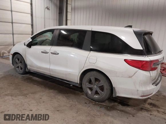 2022 Honda Odyssey EX with VIN 5FNRL6H59NB033332, listed as a IAAI auction lot 41557746 with 205,504 mi miles and . Bid and sale history available at DreamBid. Image 3.