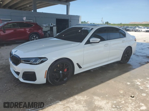 2021 BMW 5 Series 530i with VIN WBA53BH05MWX12503, listed as a Copart auction lot 56310865 with 29,509 mi miles and Salvage title. Bid and sale history available at DreamBid. Image 1.