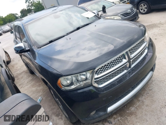 2011 Dodge Durango Citadel with VIN 1D4RD5GG6BC637877, listed as a IAAI auction lot 42434083 with 254,579 mi miles and . Bid and sale history available at DreamBid. Image 1.