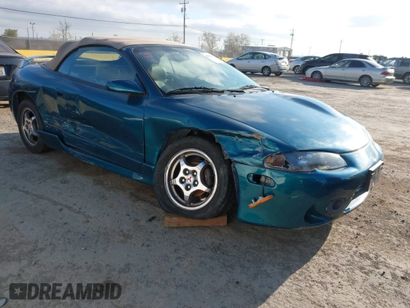 1999 Mitsubishi Eclipse GS-T with VIN 4A3AX55F6XE052978, listed as a IAAI auction lot 41841812 with 92,776 mi miles and . Bid and sale history available at carsss.com. Image 1.