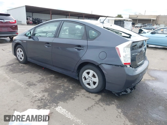 2010 Toyota Prius II with VIN JTDKN3DU7A0192513, listed as a IAAI auction lot 41842170 with 183,211 mi miles. Bid and sale history available at carsss.com. Image 3.